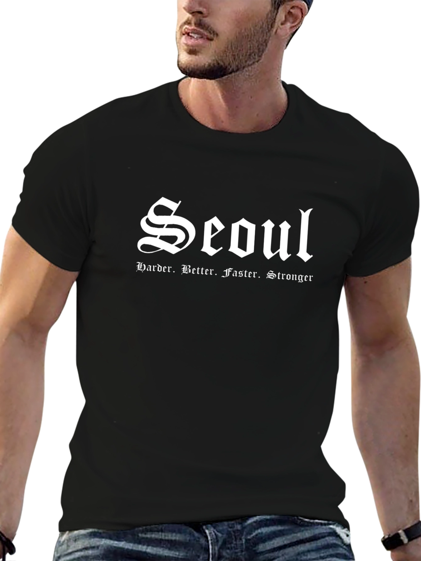 Seoul T-Shirt - Harder Better Faster Stronger