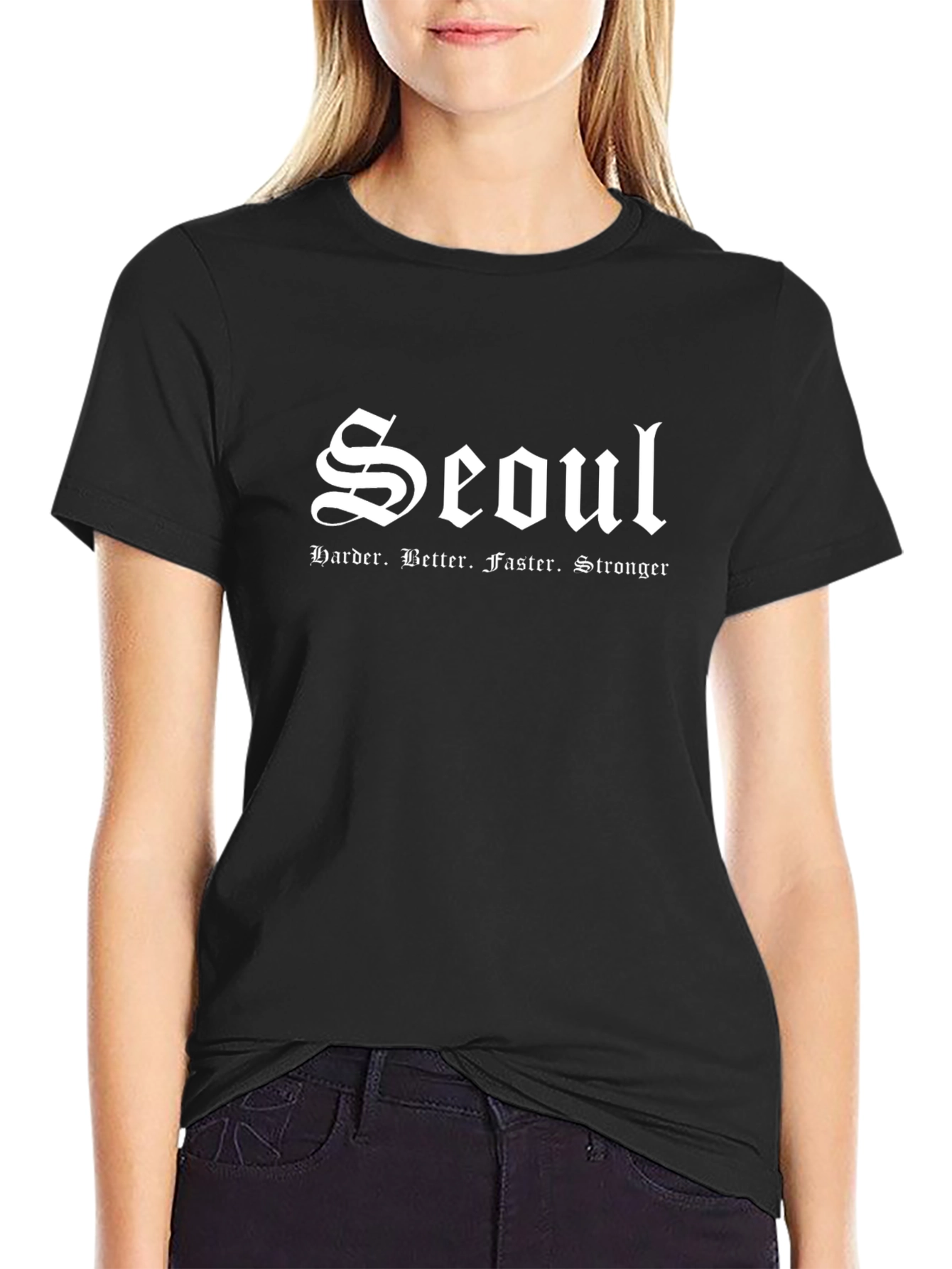 Seoul T-Shirt - Harder Better Faster Stronger