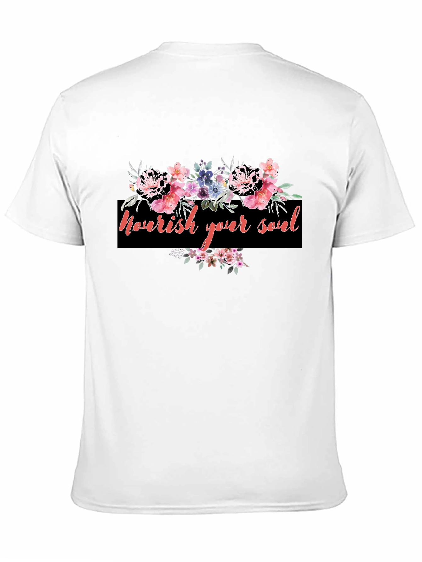 Nourish Your Soul Floral Graphic Tee