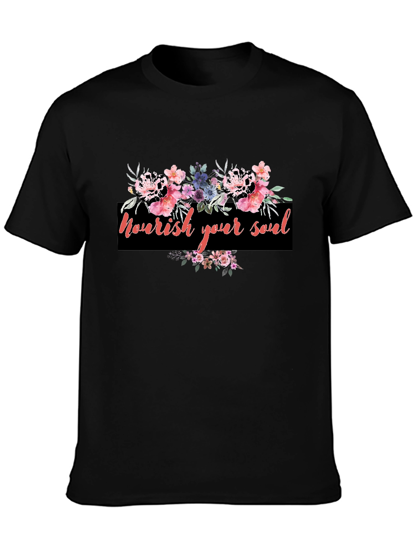 Nourish Your Soul Floral Graphic Tee