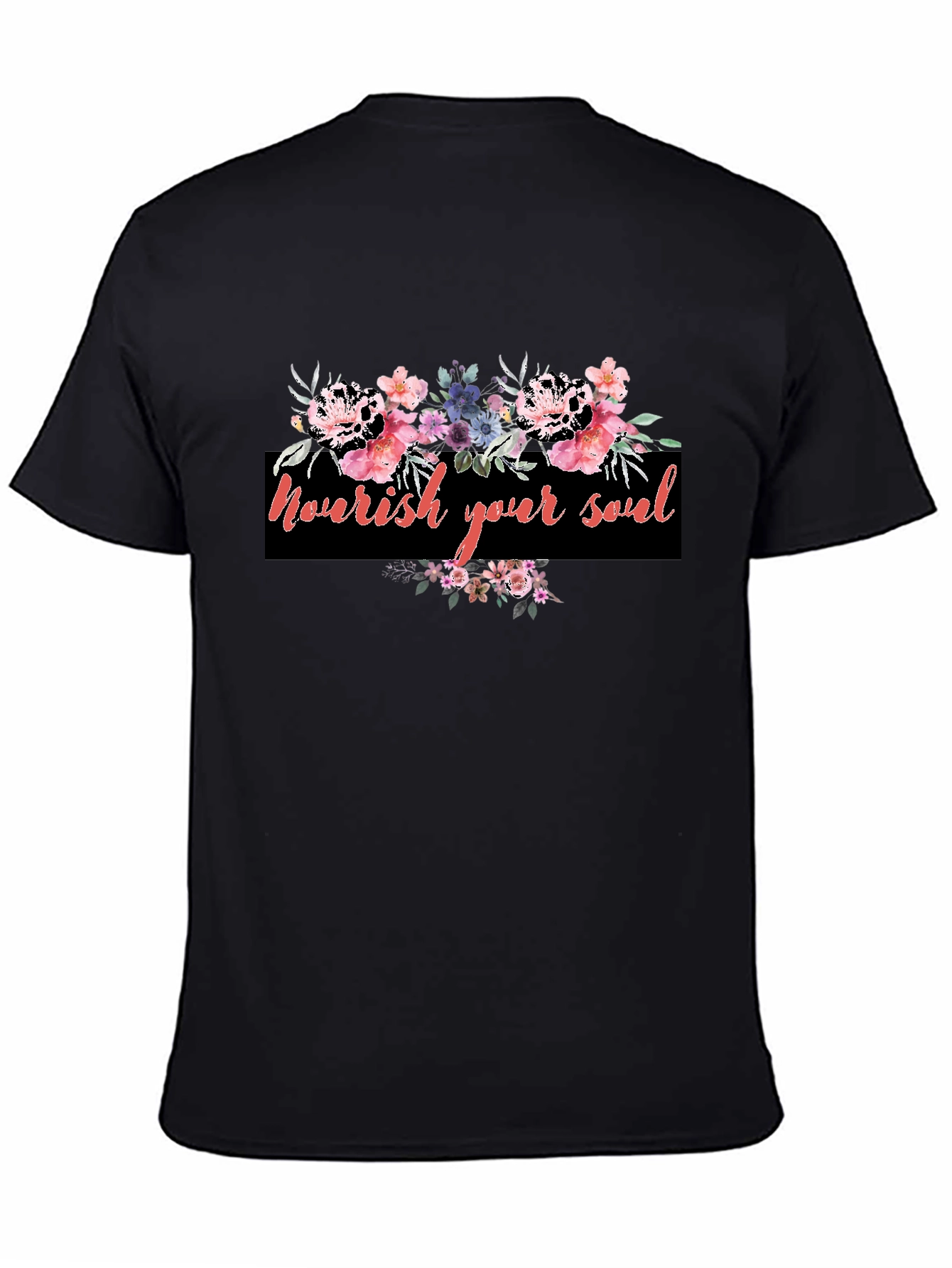 Nourish Your Soul Floral Graphic Tee