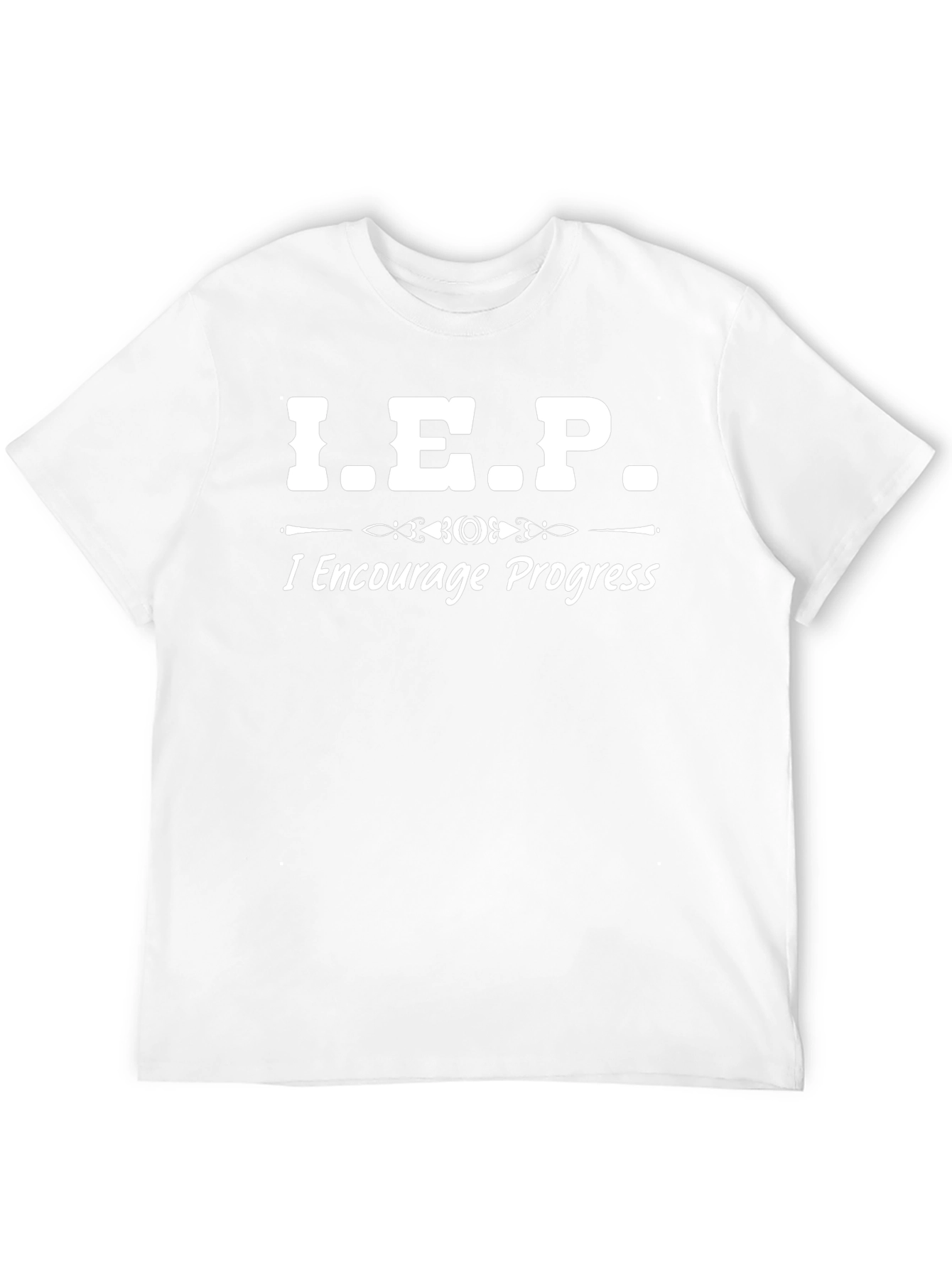 I.E.P. I Encourage Progress Black T-Shirt