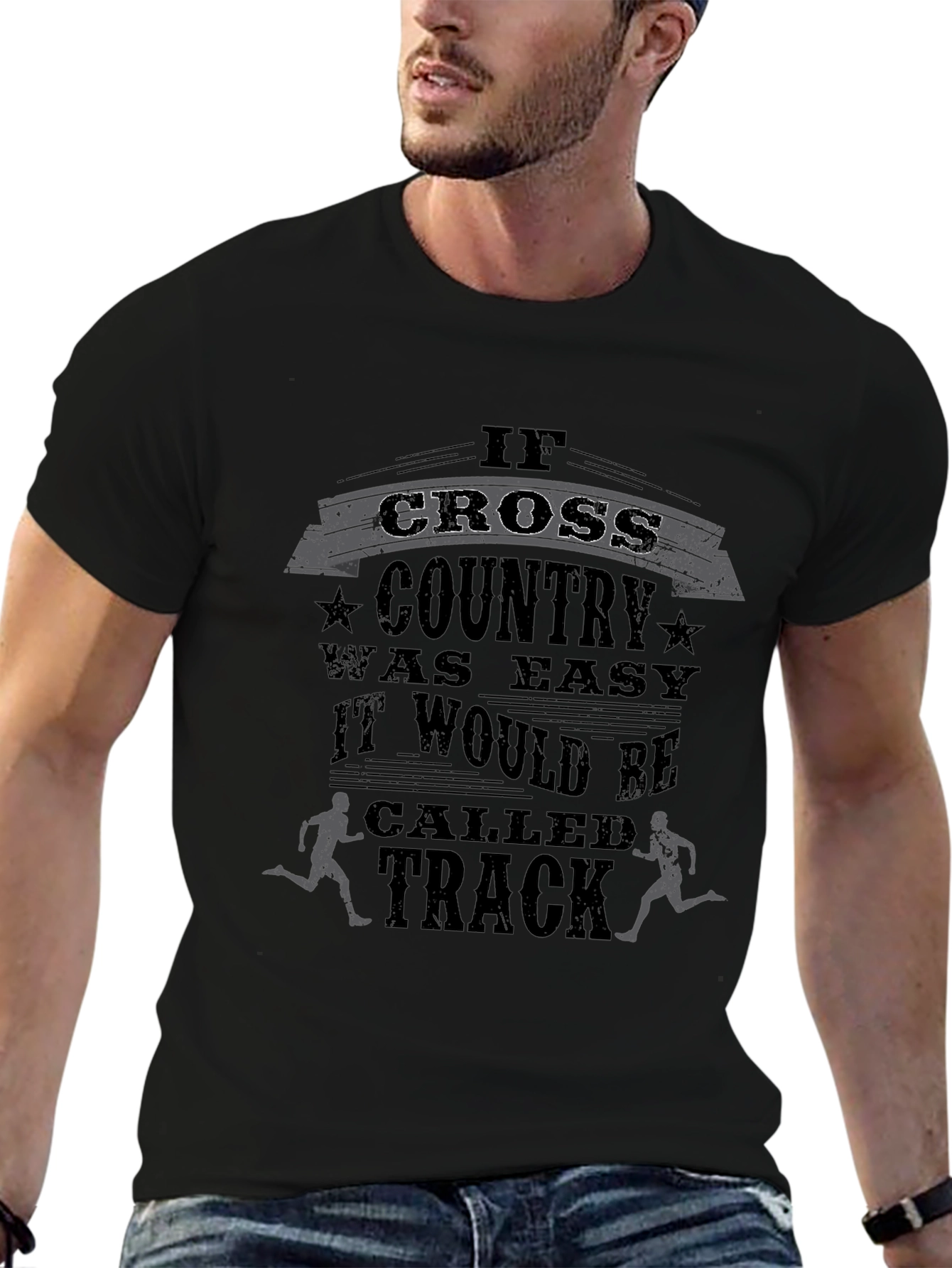 Cross Country Running T-Shirt - If It Was Easy