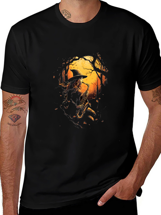 Witch Saxophone Player T-Shirt