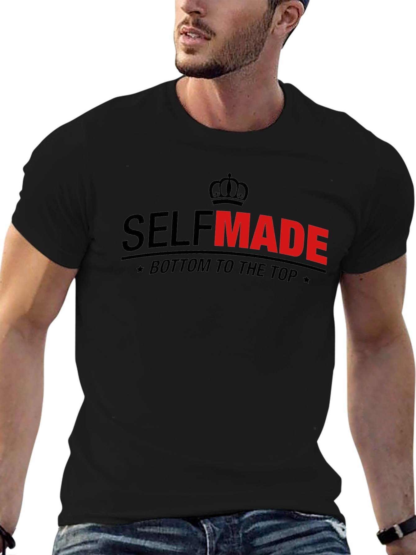 Self Made Graphic Tee - Premium Cotton Comfort