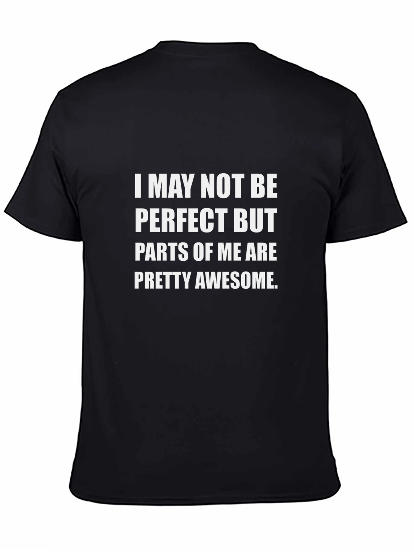 Funny Parts of Me are Awesome Black T-Shirt