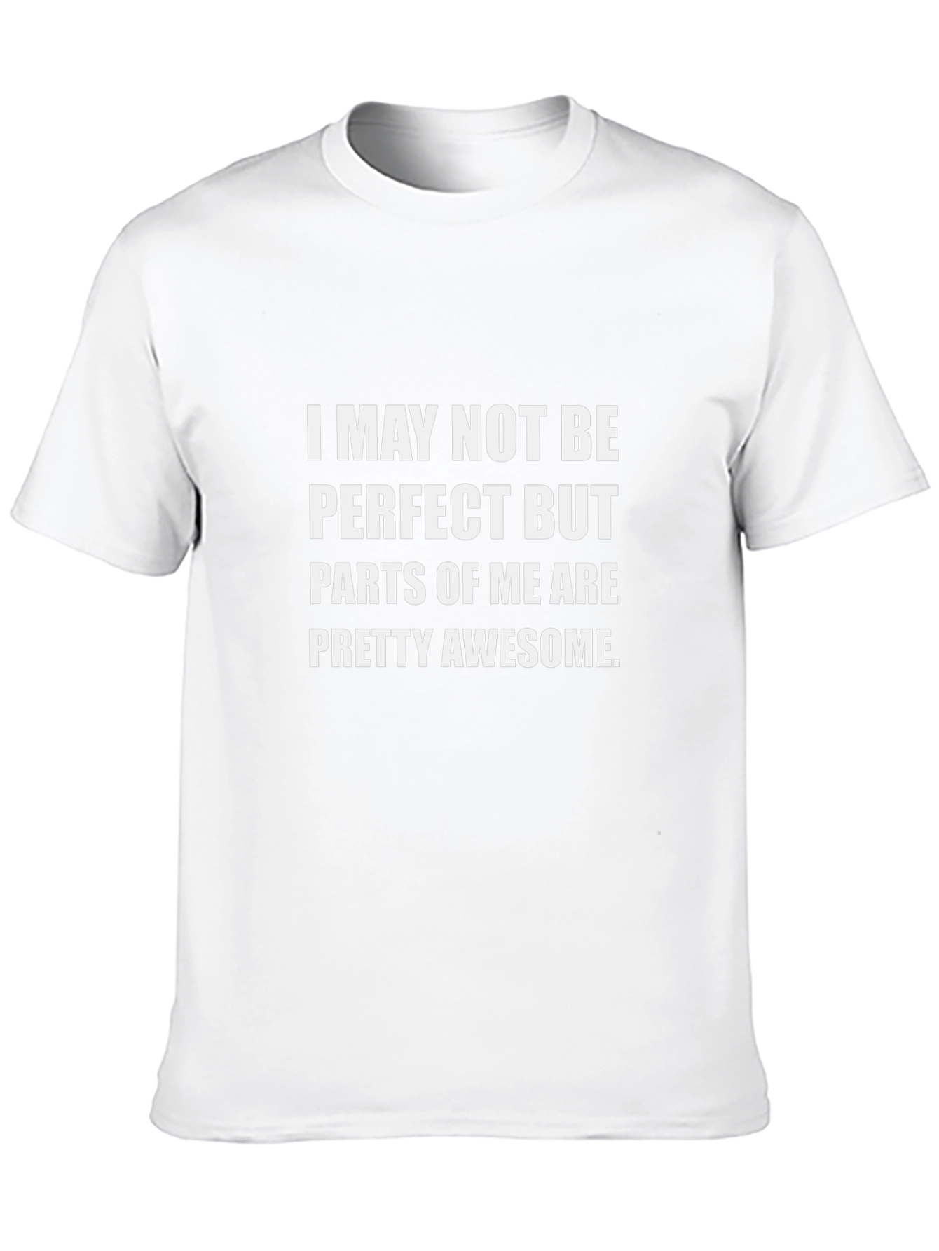 Funny Parts of Me are Awesome Black T-Shirt