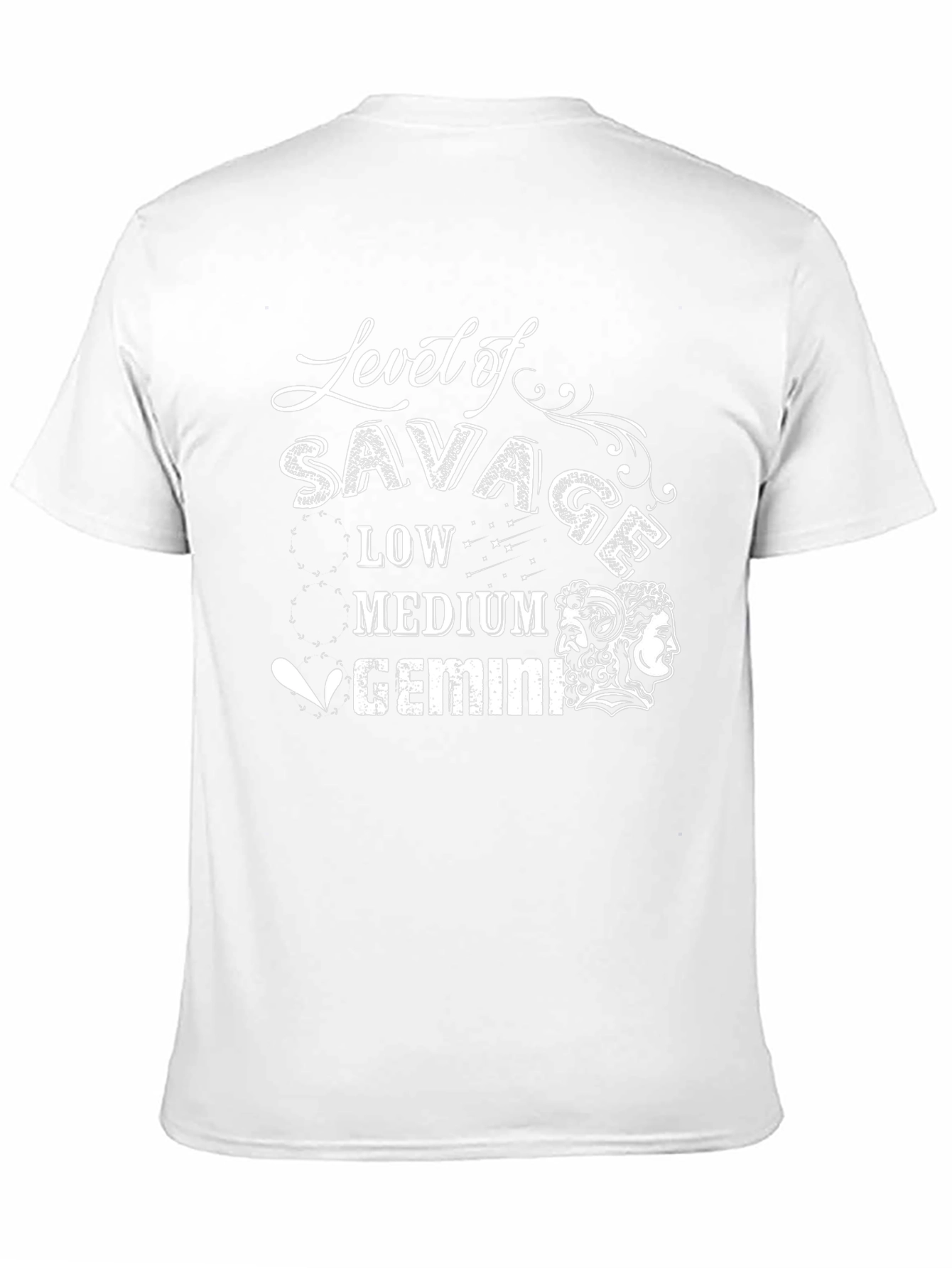Level of Savage Gemini Zodiac T-Shirt