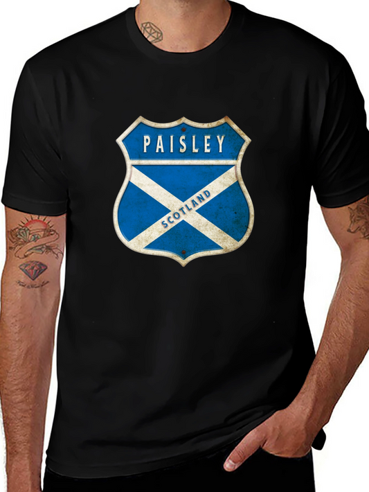 Paisley Scotland Crest T-Shirt