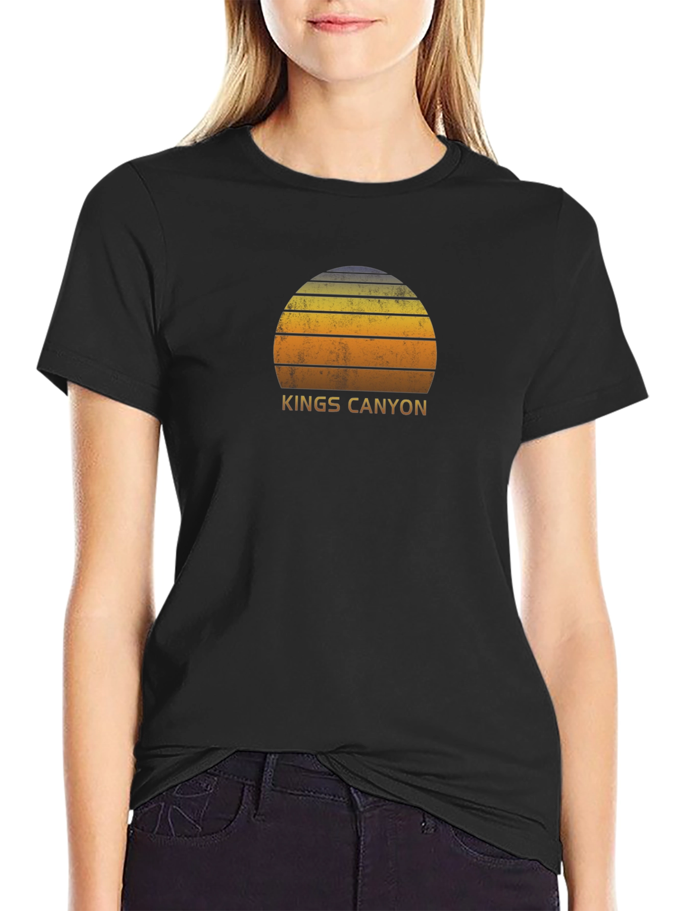 Kings Canyon Graphic T-Shirt - Sunset Design
