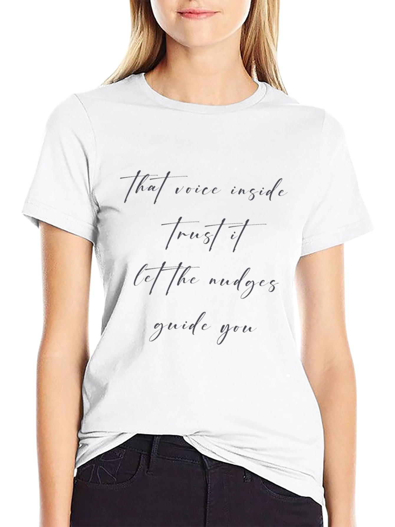 Inspirational Graphic Tee - Trust Your Voice T-Shirt
