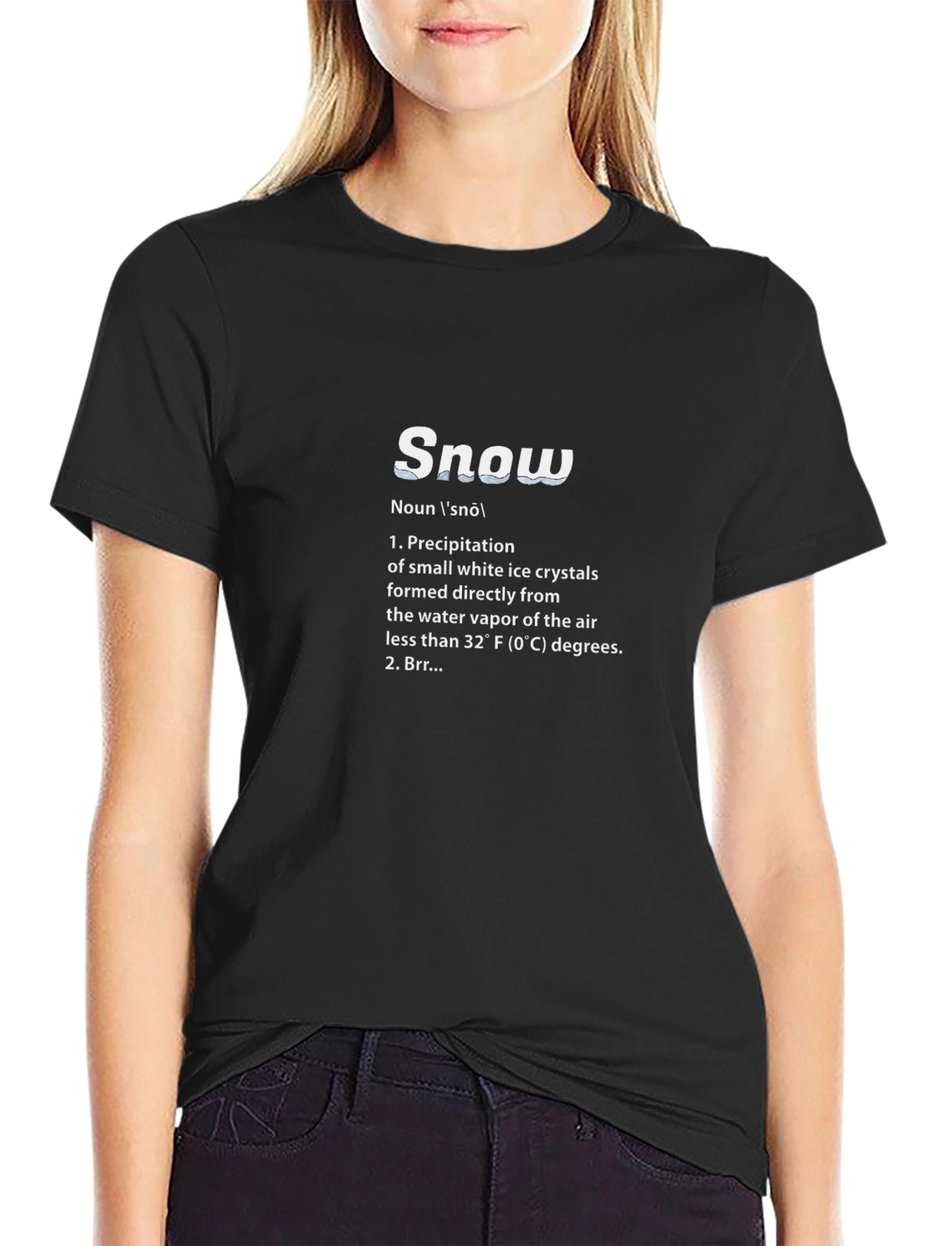 Snow Definition T-Shirt - Winter Weather Apparel