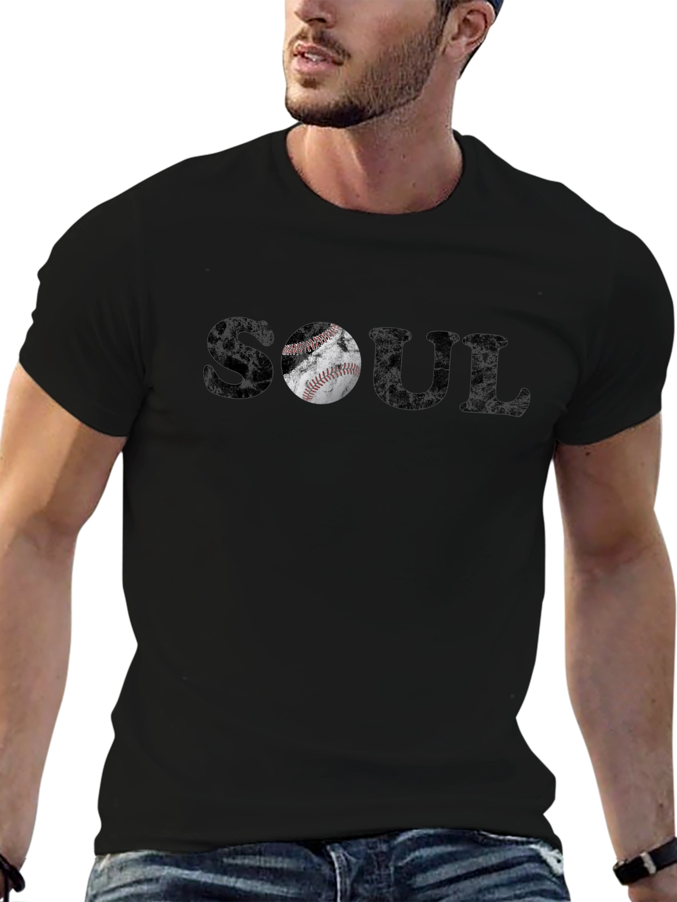 Soul Baseball Graphic T-Shirt