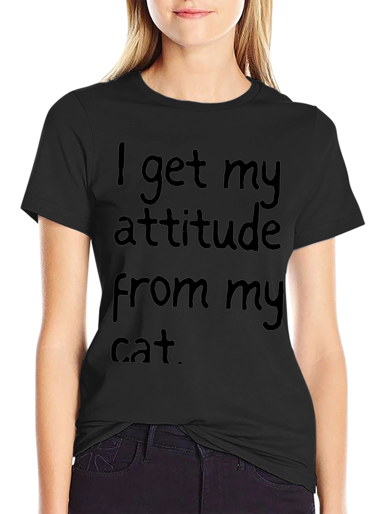 Attitude from Cat Black Tee