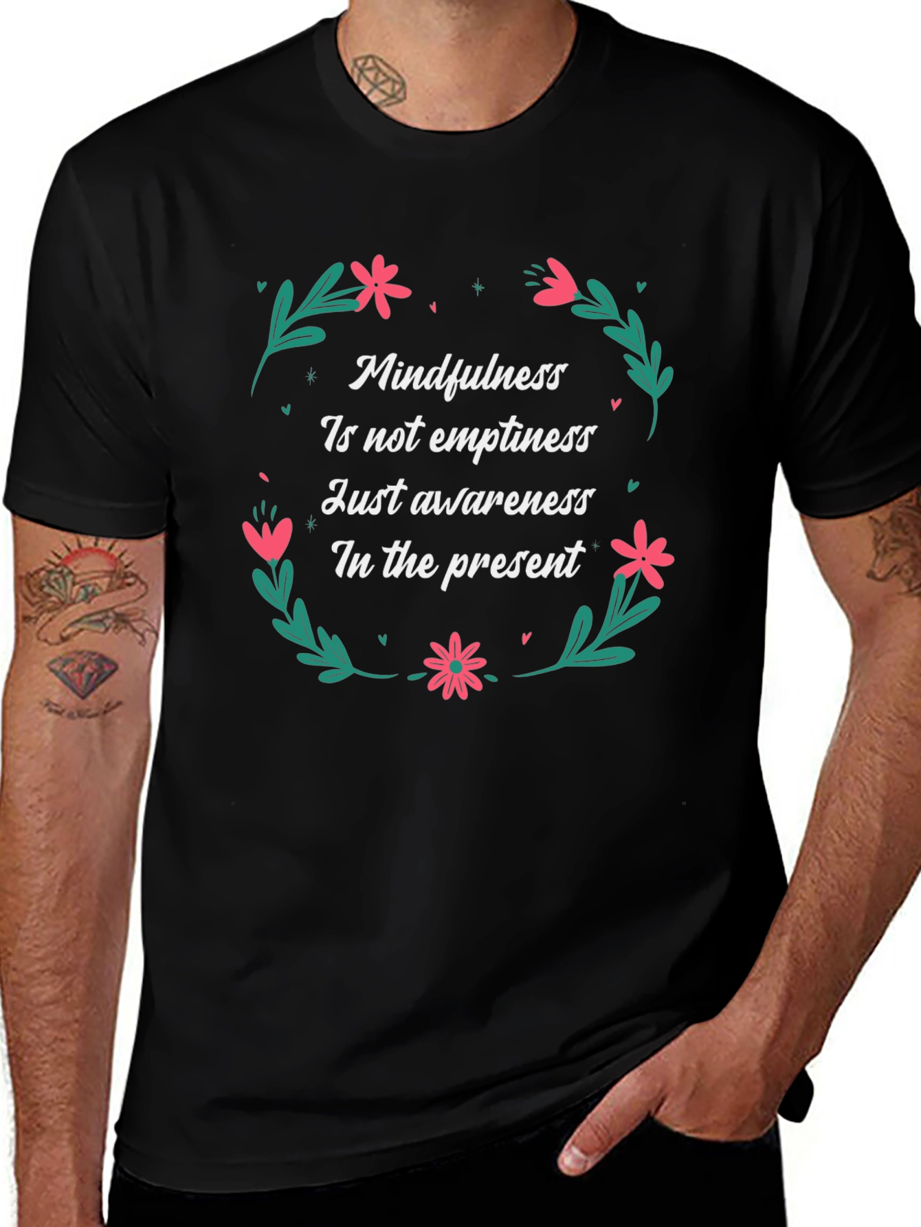 Mindfulness T-Shirt - Present Moment Awareness Tee