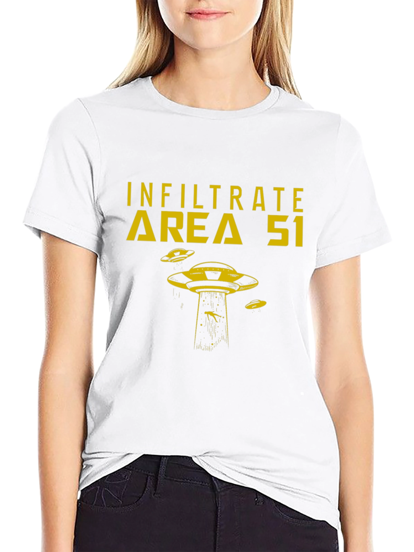 Infiltrate Area 51 T-Shirt - Black