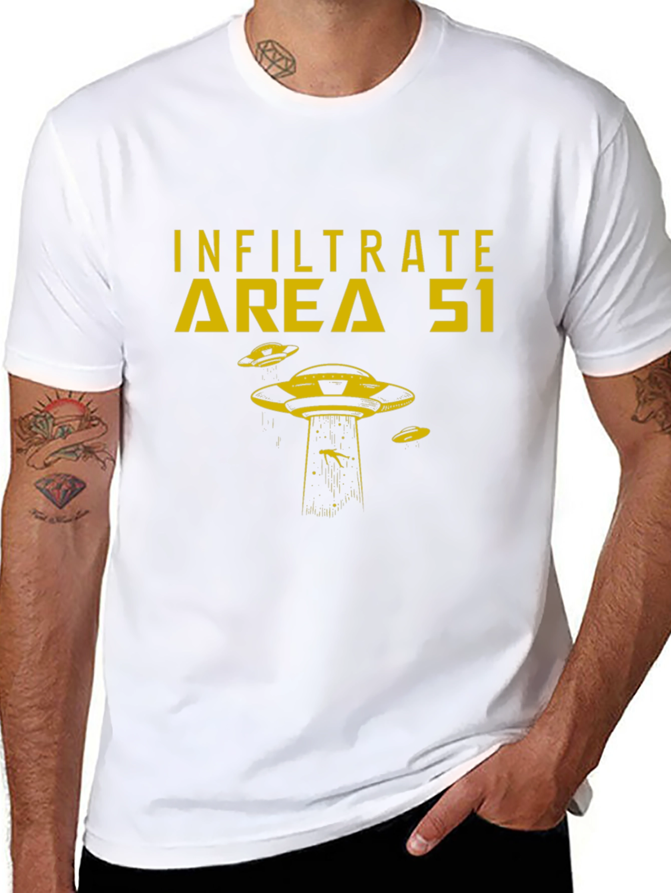 Infiltrate Area 51 T-Shirt - Black