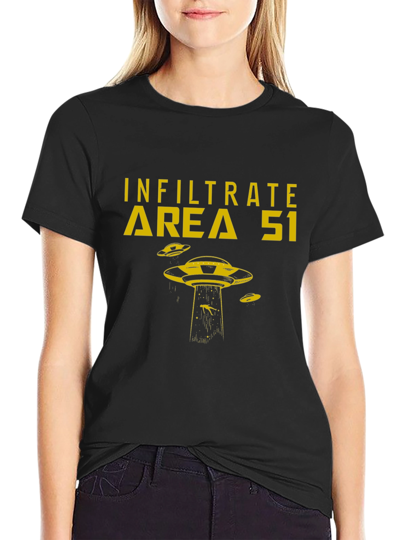 Infiltrate Area 51 T-Shirt - Black
