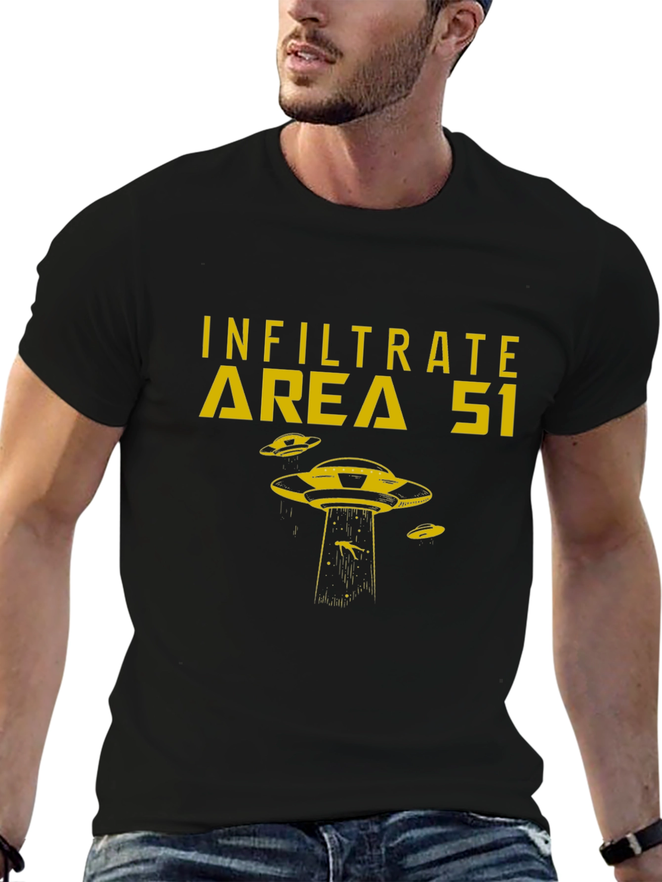 Infiltrate Area 51 T-Shirt - Black
