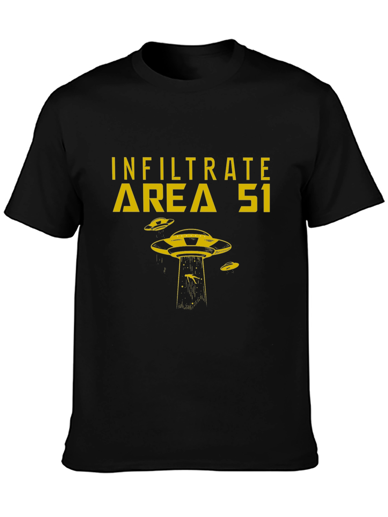 Infiltrate Area 51 T-Shirt - Black