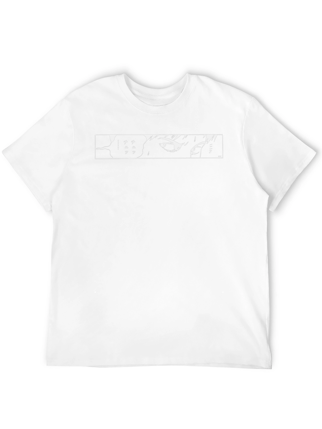 Anime Eyes Manga T-Shirt - Black