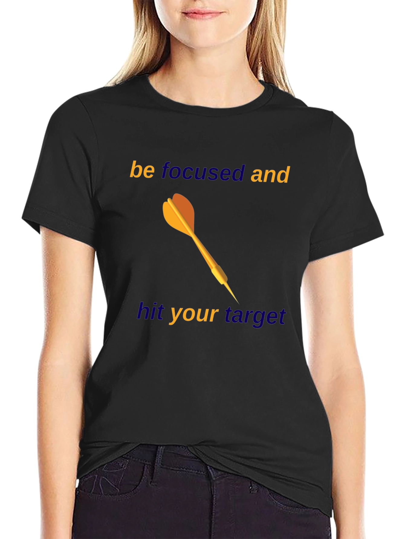 Focused Target T-Shirt - Motivational Graphic Tee