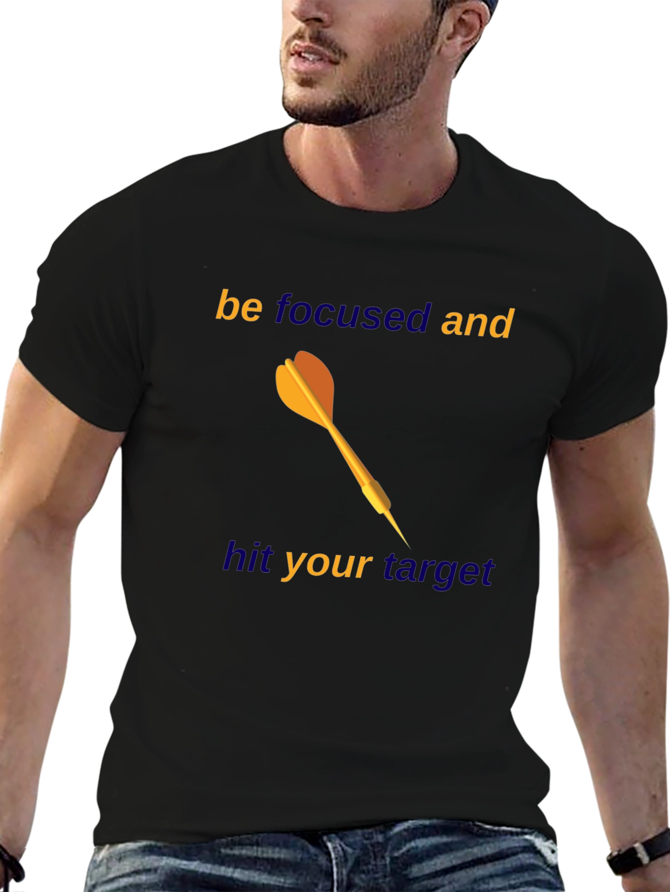 Focused Target T-Shirt - Motivational Graphic Tee