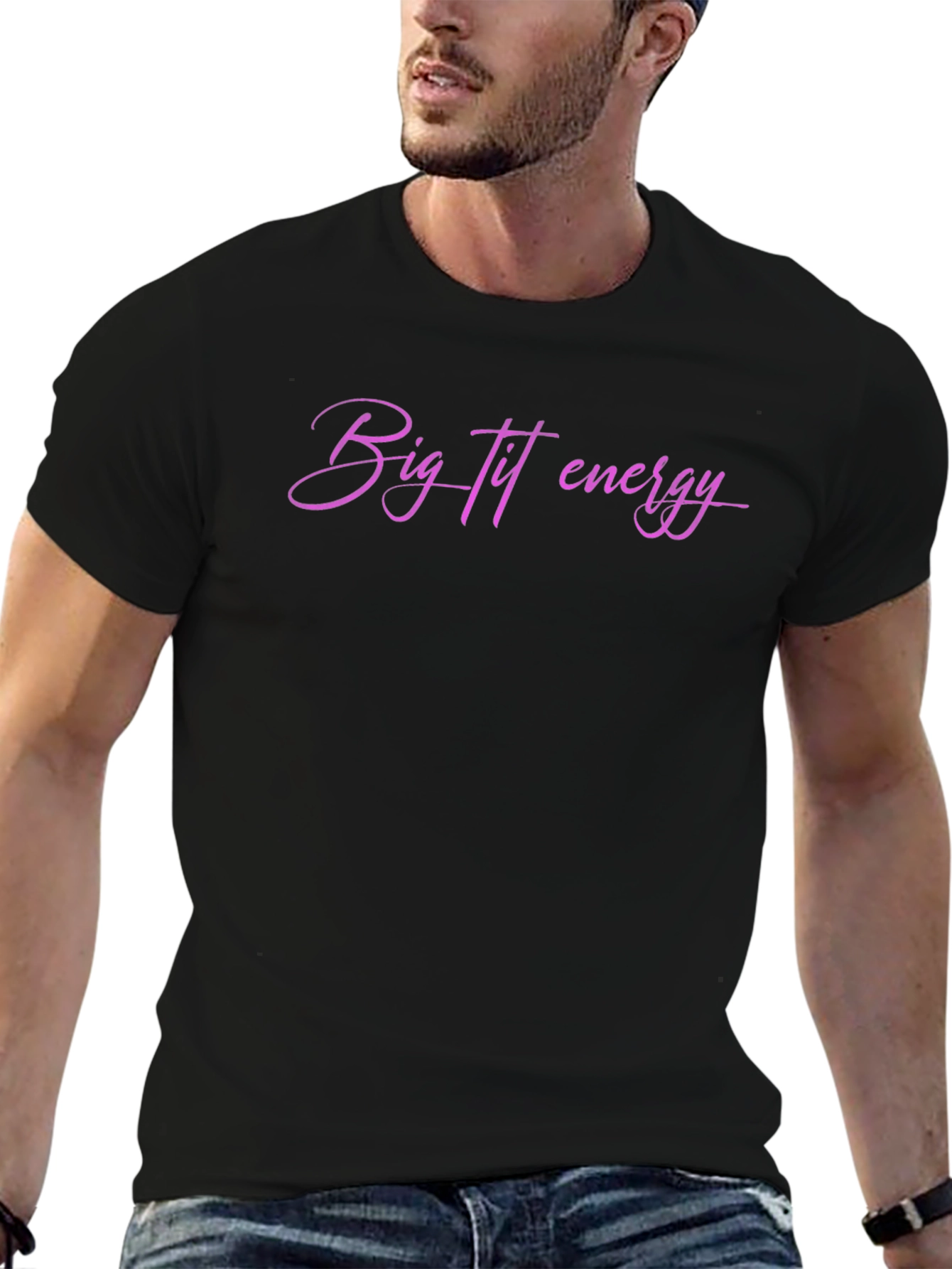 Big Tit Energy Graphic Tee - Black T-Shirt
