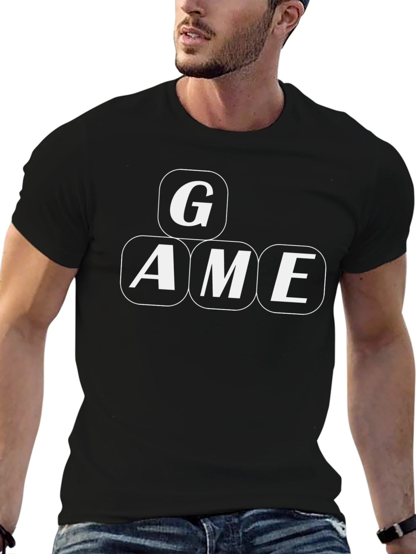 GAME T-Shirt - Black Cotton Tee