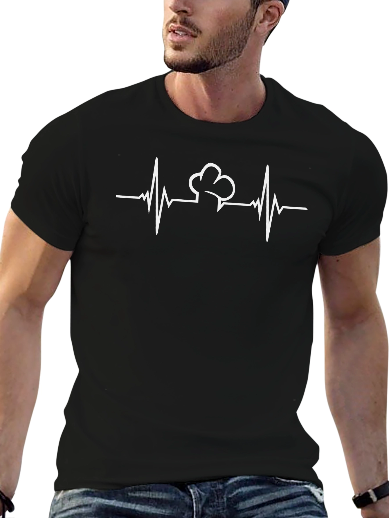 Chef Heartbeat T-Shirt - Culinary Passion