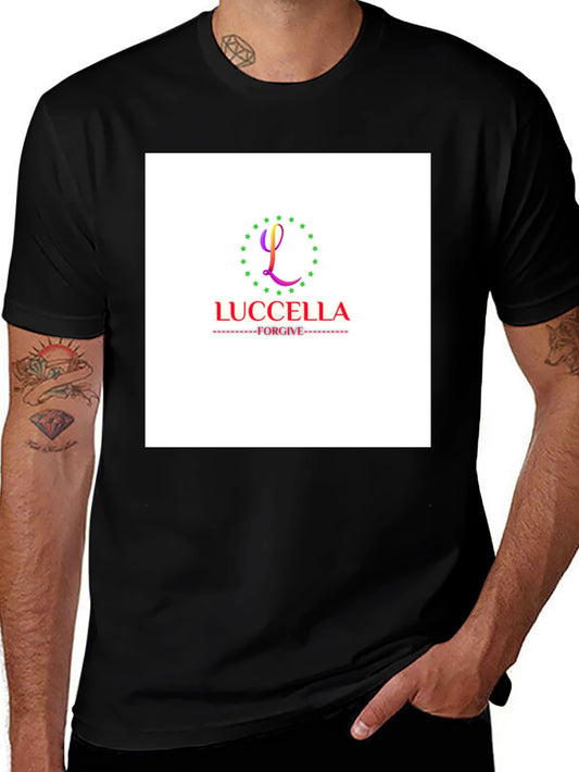 Luccella Forgive Graphic Tee - Stylish Black Cotton T-Shirt