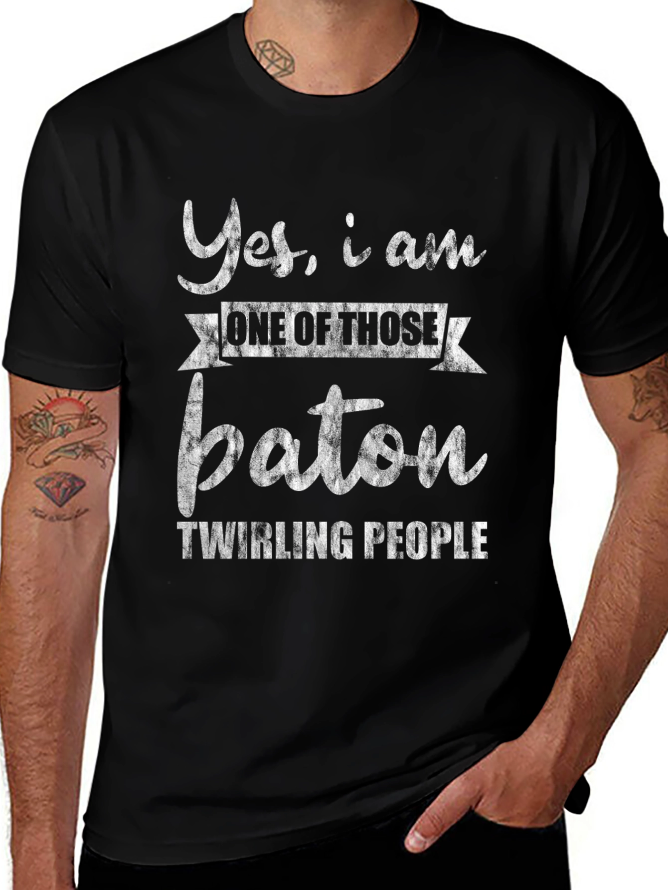 Baton Twirling People T-Shirt - Funny & Unique