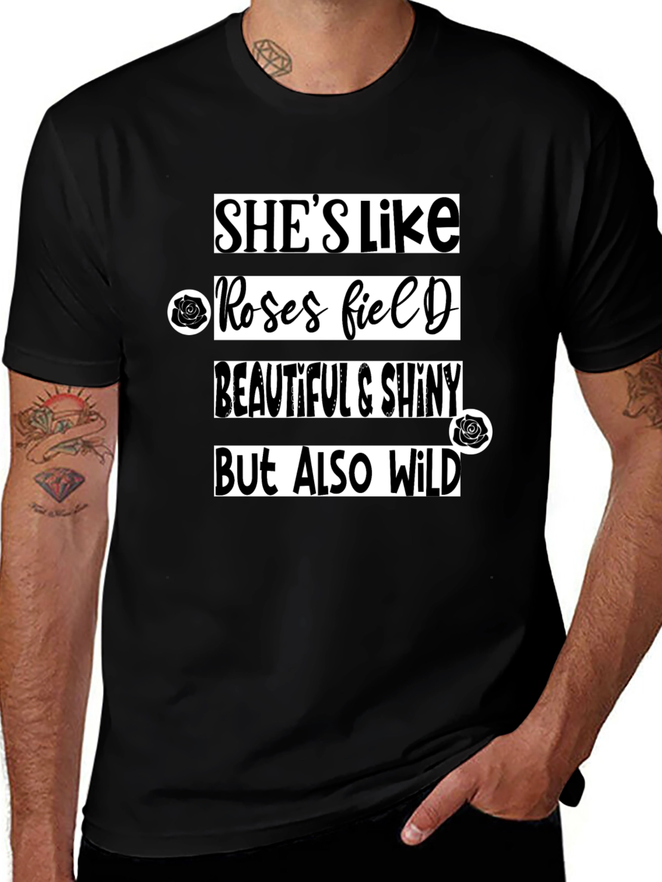 Shes Like Roses Field T-Shirt