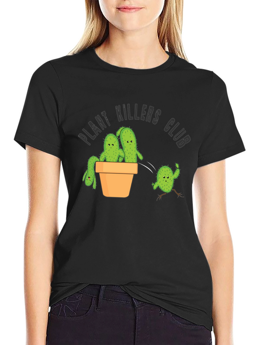 Plant Killers Club Black T-Shirt