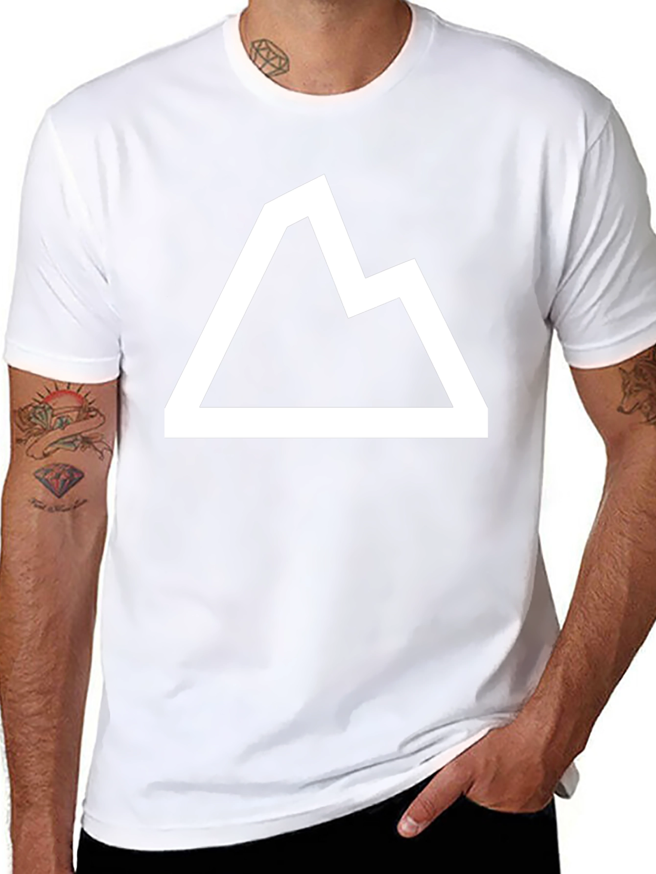 Minimalist Mountain Graphic Tee