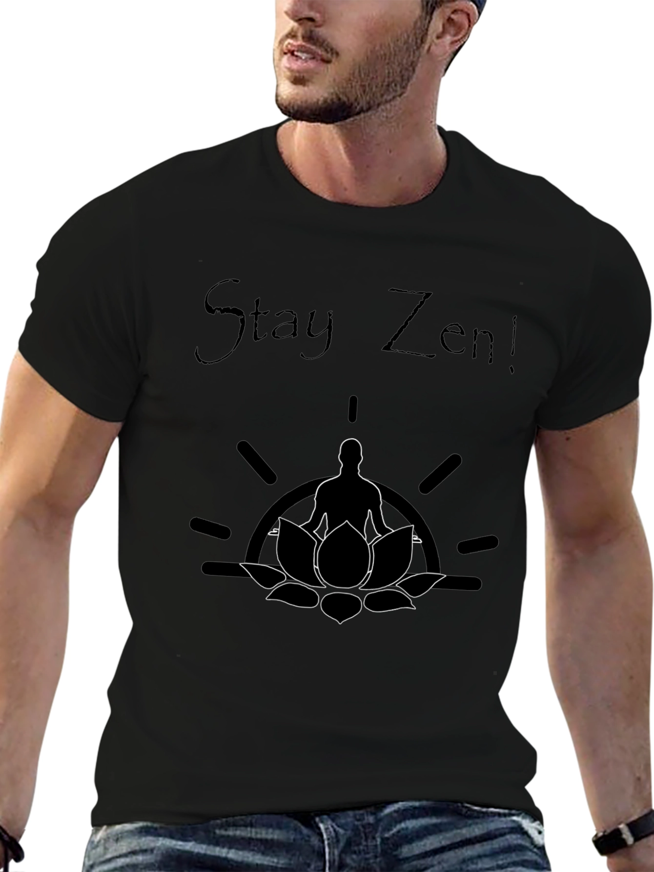 Stay Zen Black T-Shirt