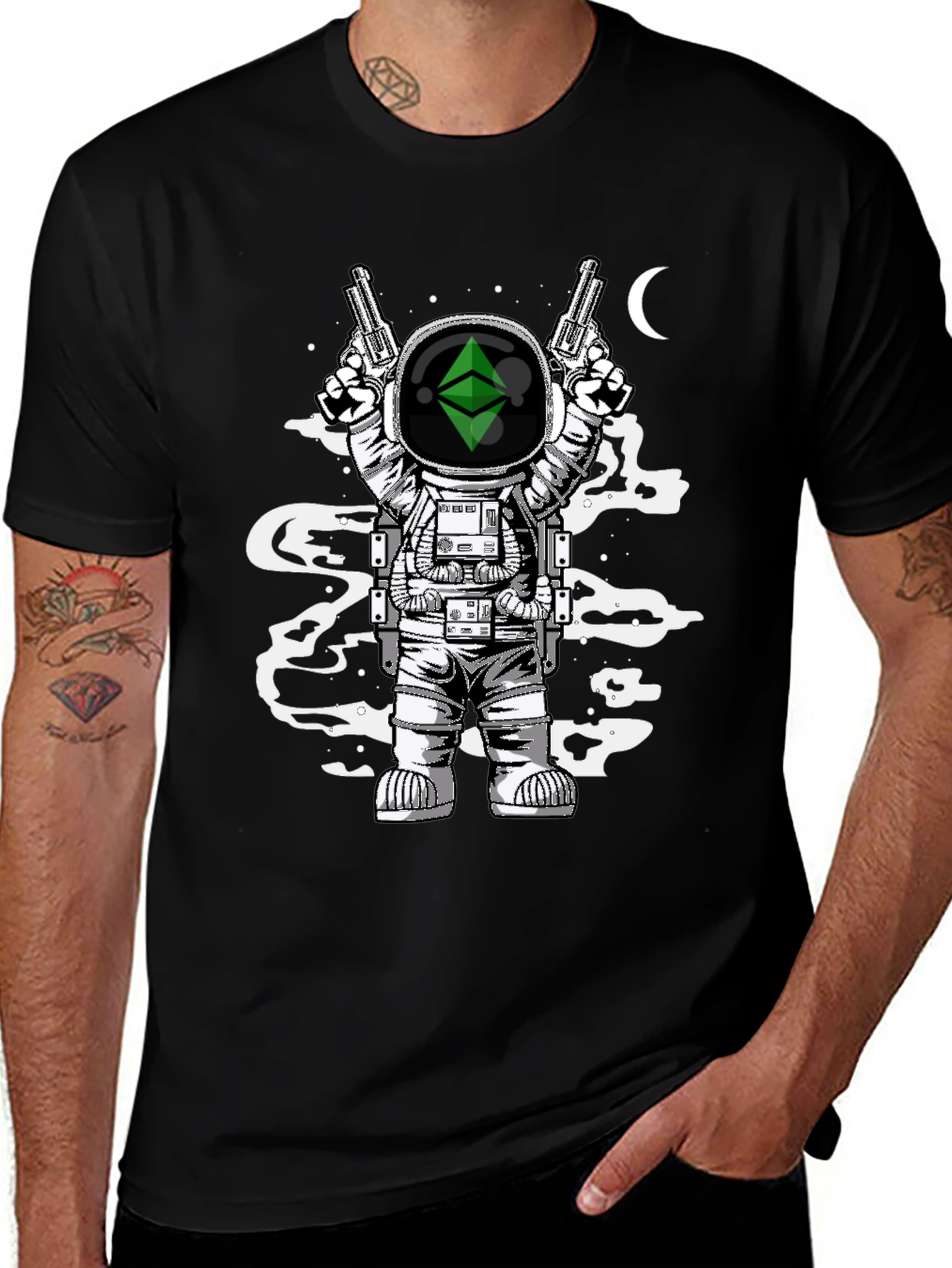 Astronaut Ethereum Crypto T-Shirt