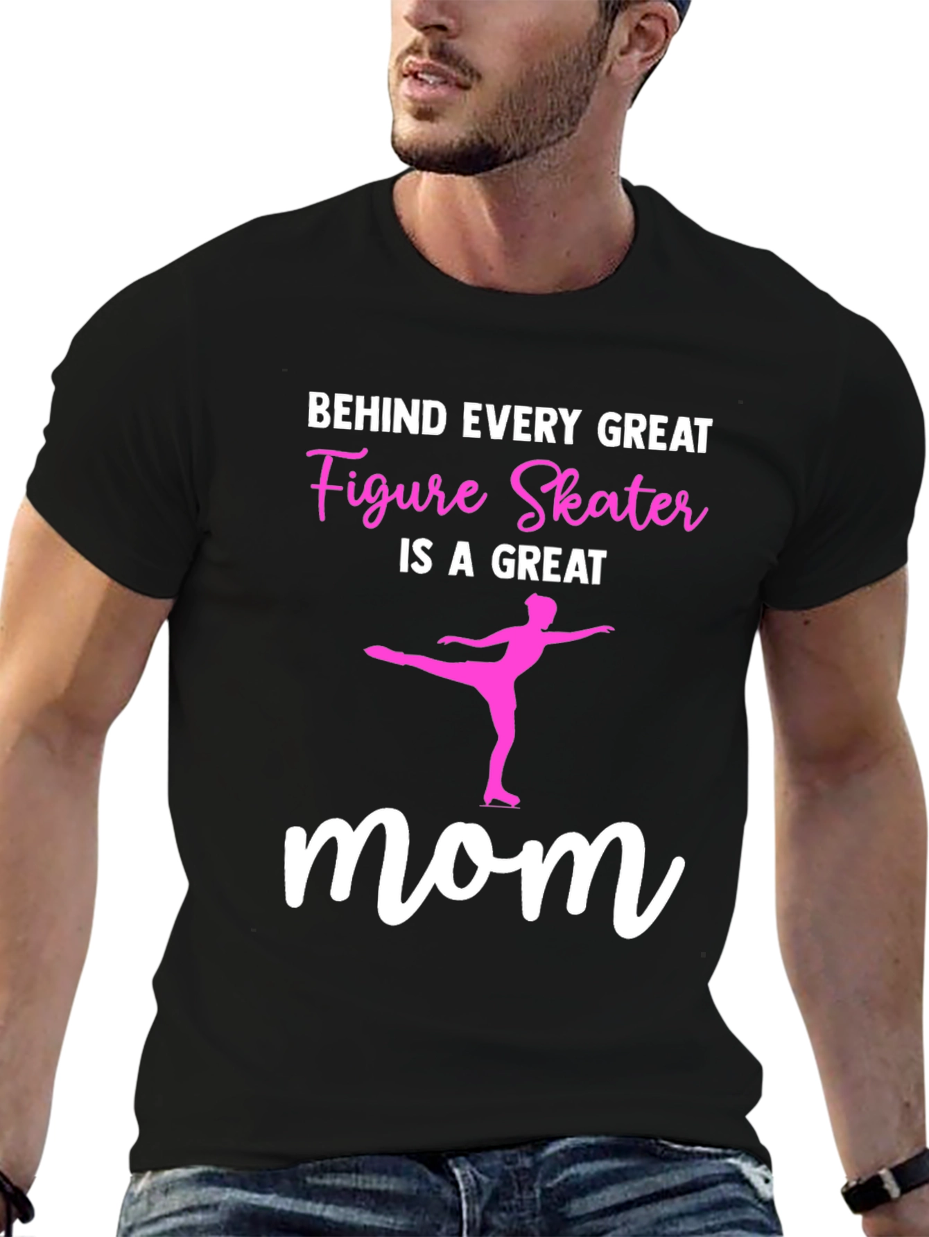 Figure Skater Mom Graphic T-Shirt