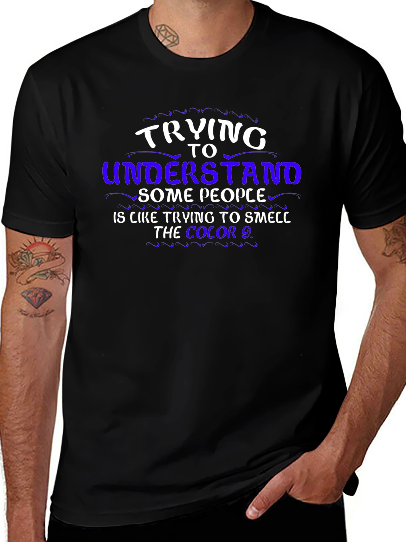 Funny Graphic T-Shirt: Trying To Understand