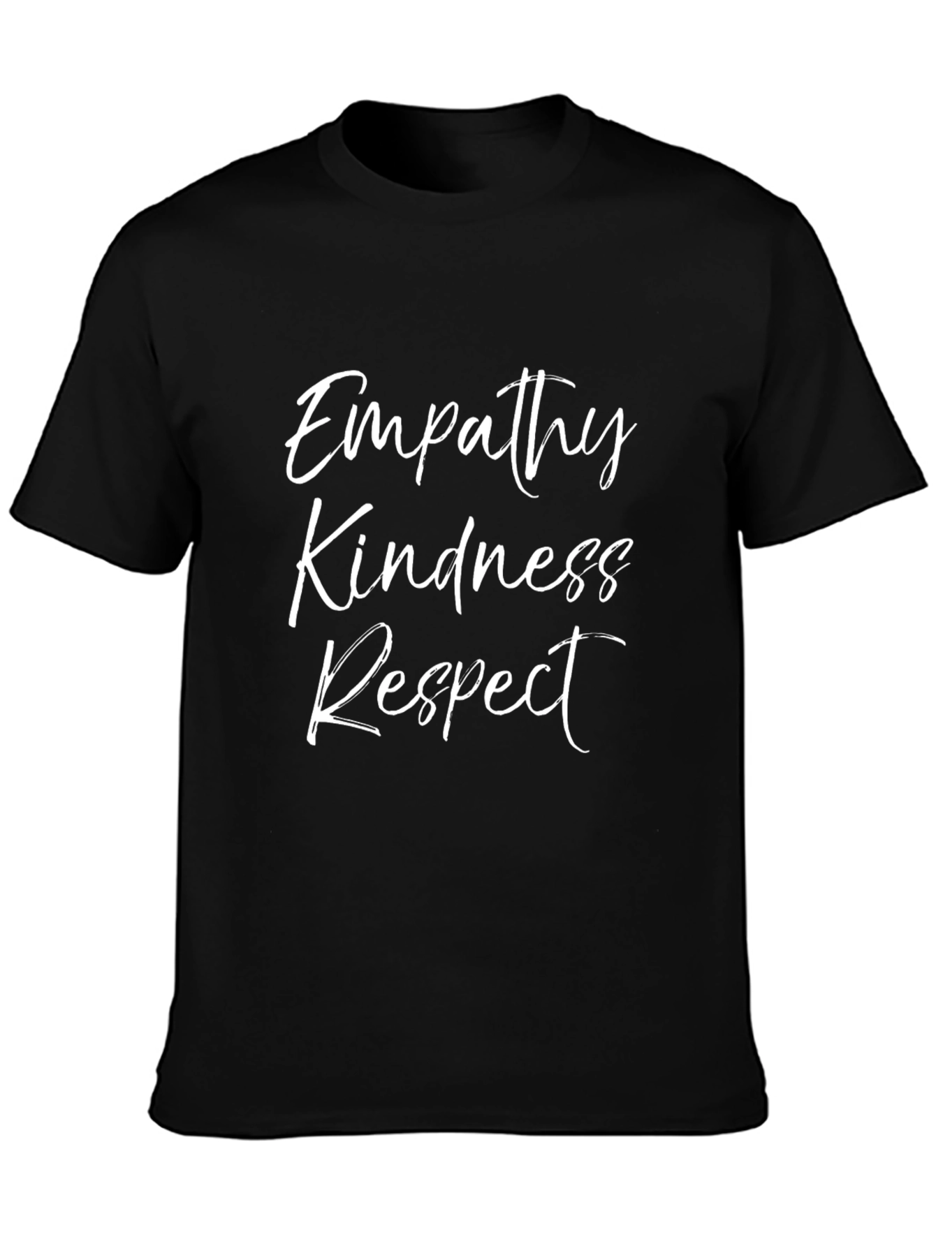Empathy Kindness Respect Graphic Tee - Soft Cotton Blend