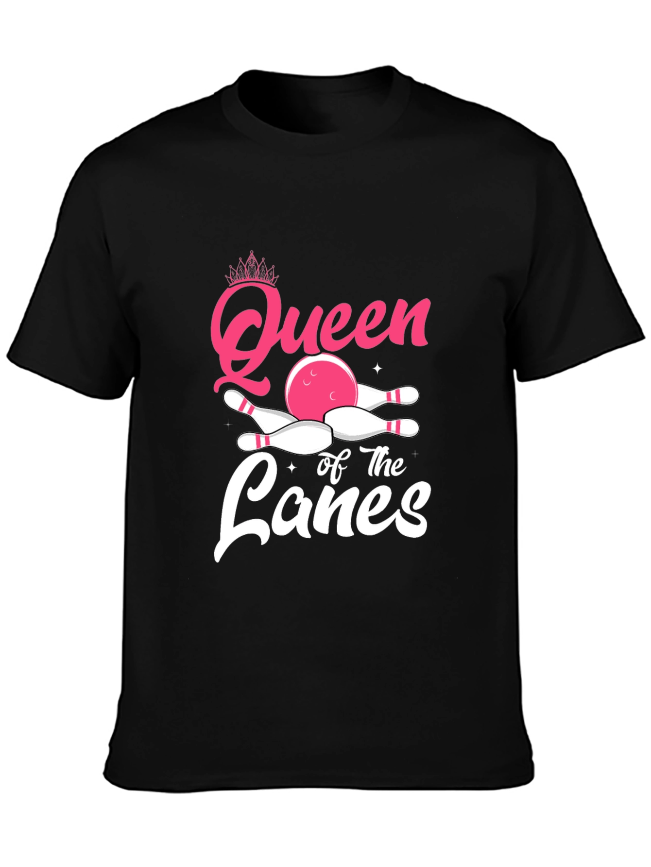 Queen of the Lanes Bowling Graphic Tee