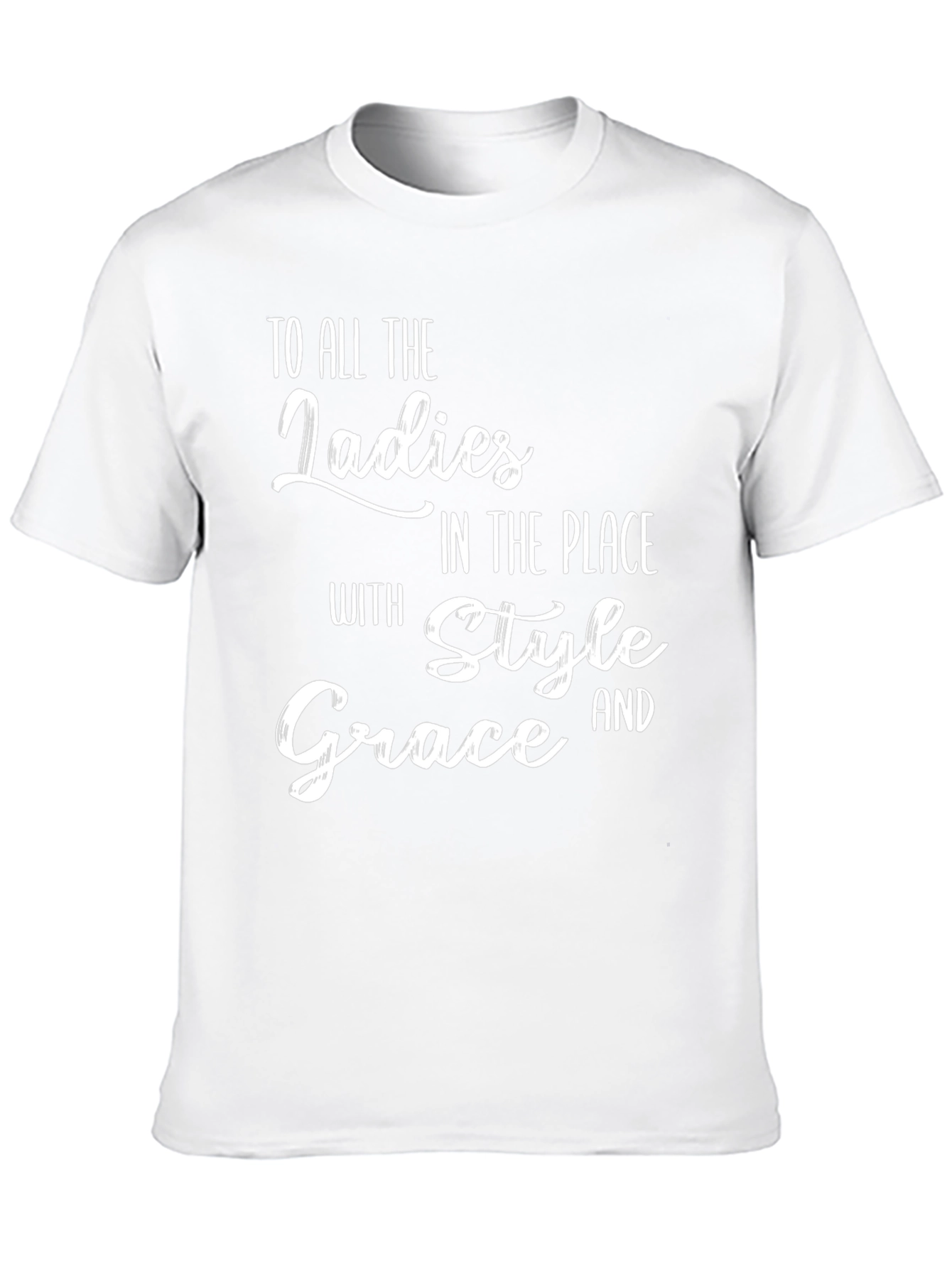 Stylish Ladies Style Grace Black Graphic Tee