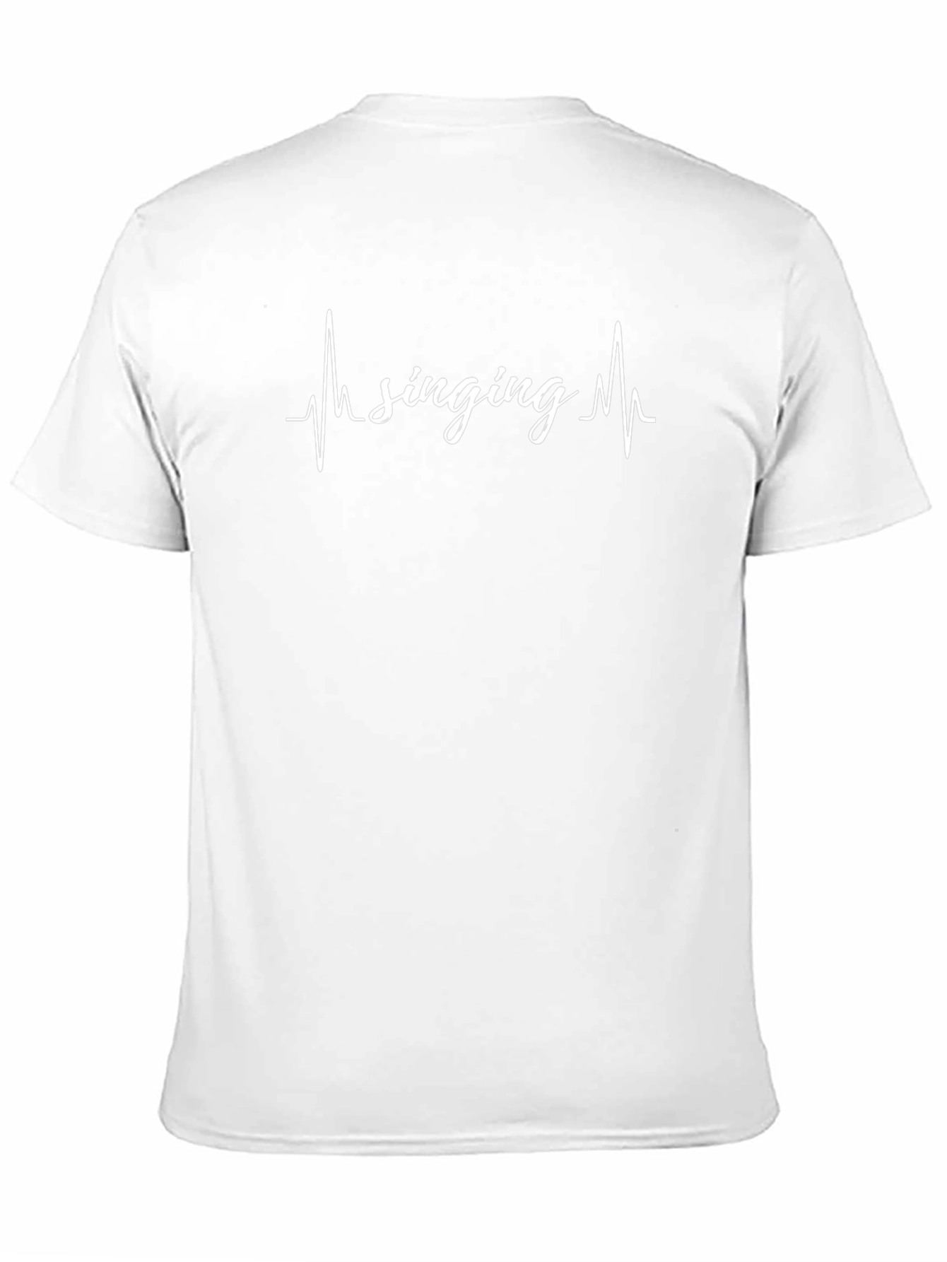 Singing Heartbeat T-Shirt - Black