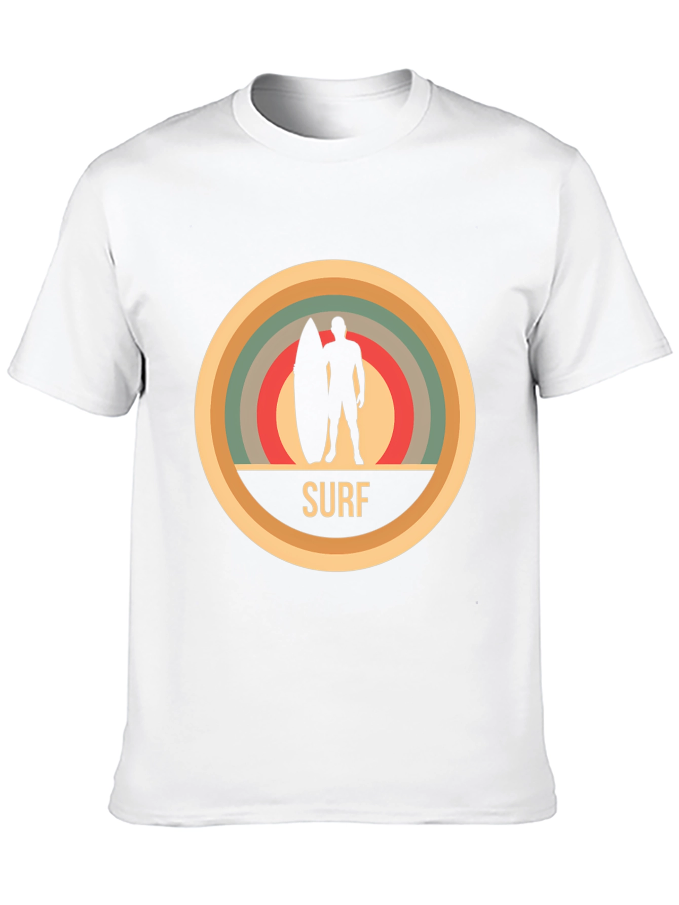 Retro Surf T-Shirt - Black Cotton Tee