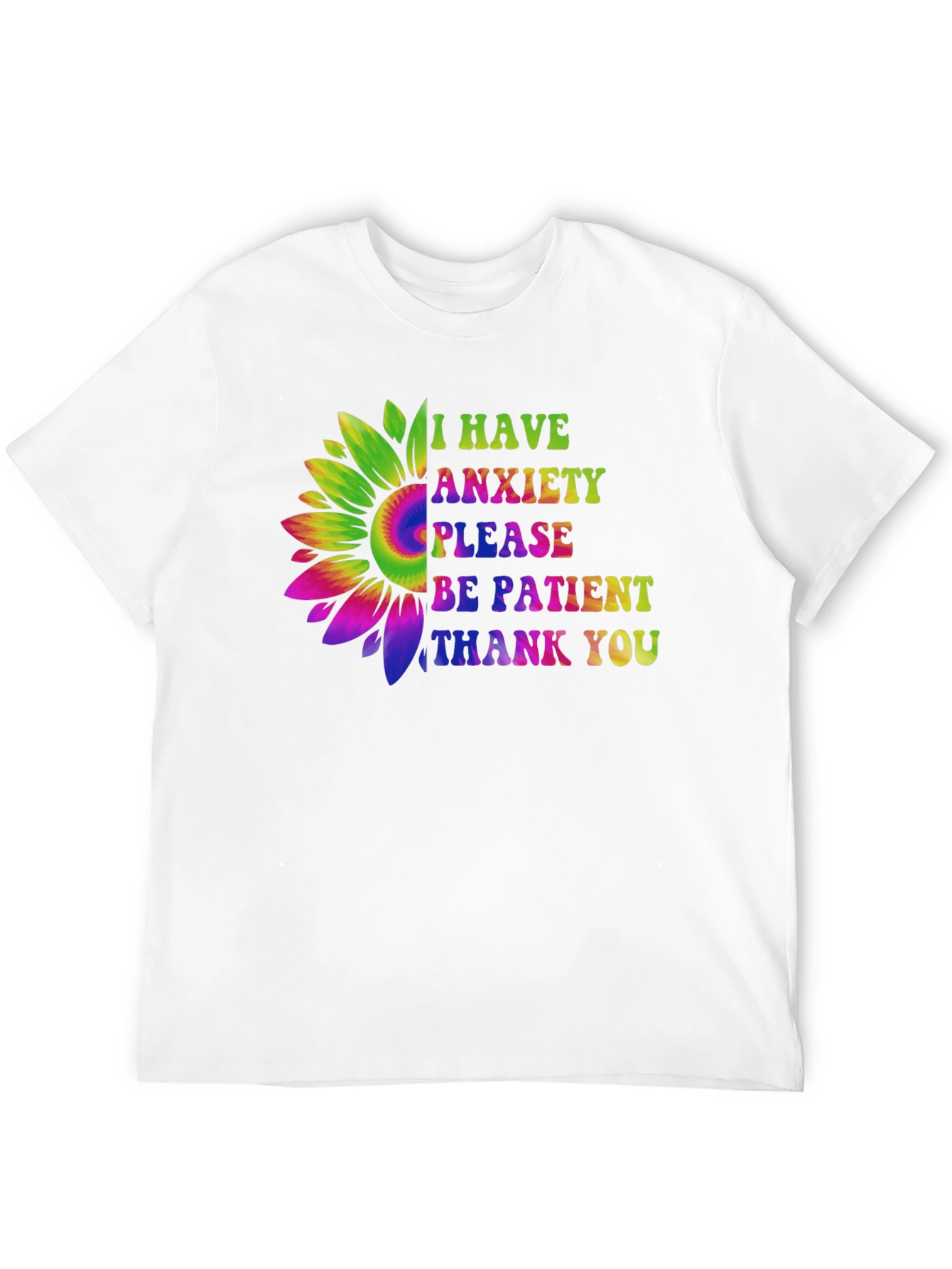 Anxiety Awareness Sunflower Graphic Tee