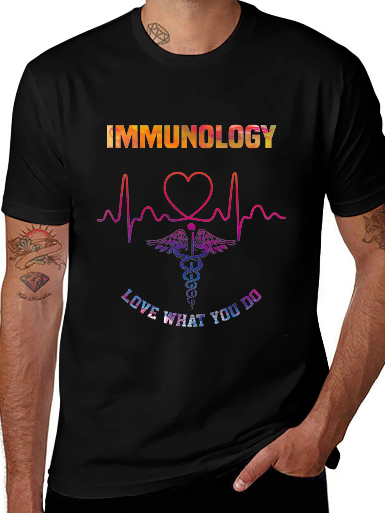 Immunology Heartbeat T-Shirt - Love What You Do