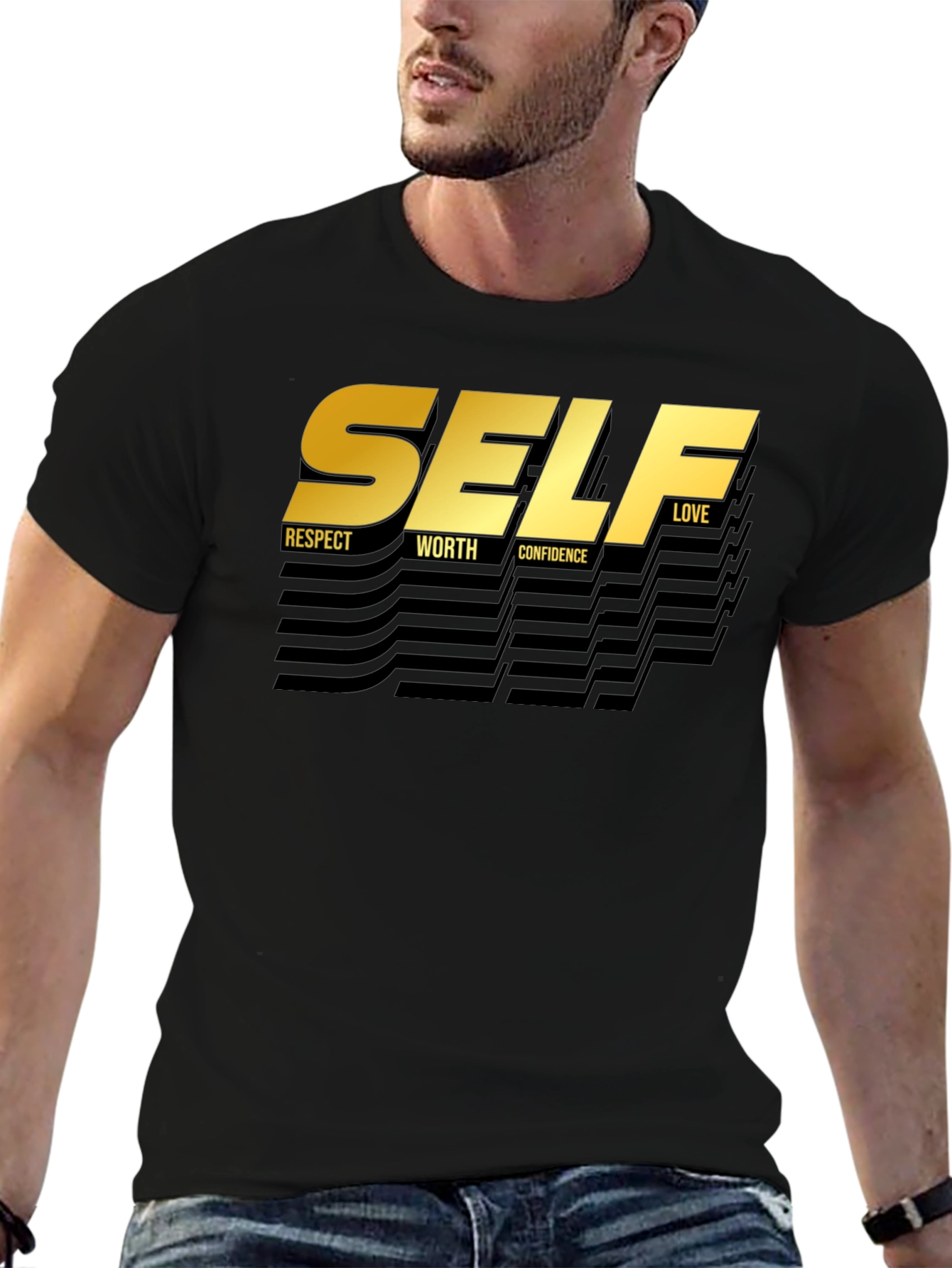 Self Love T-Shirt - Respect Worth Confidence