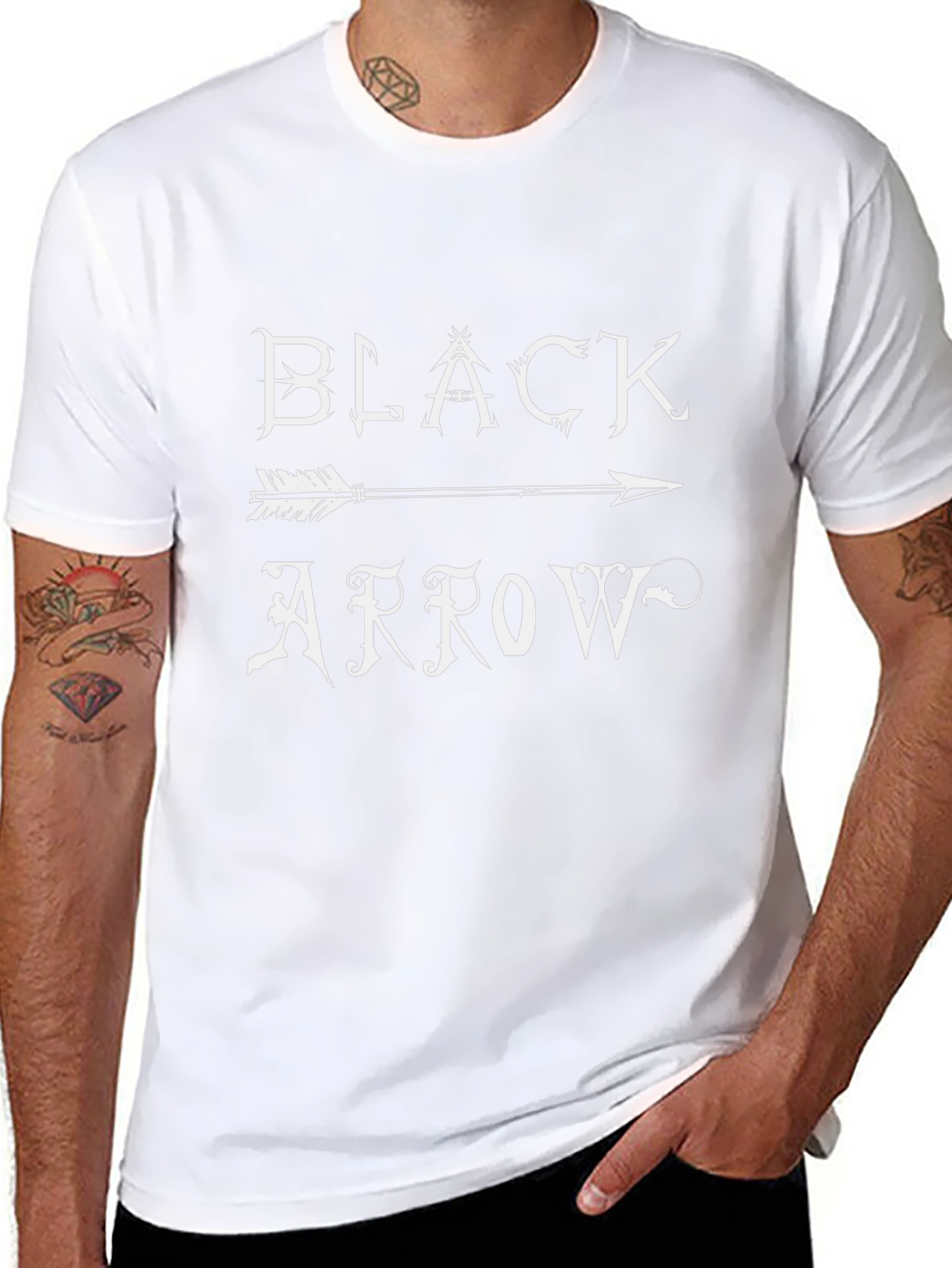 Black Arrow Graphic Tee - Mens