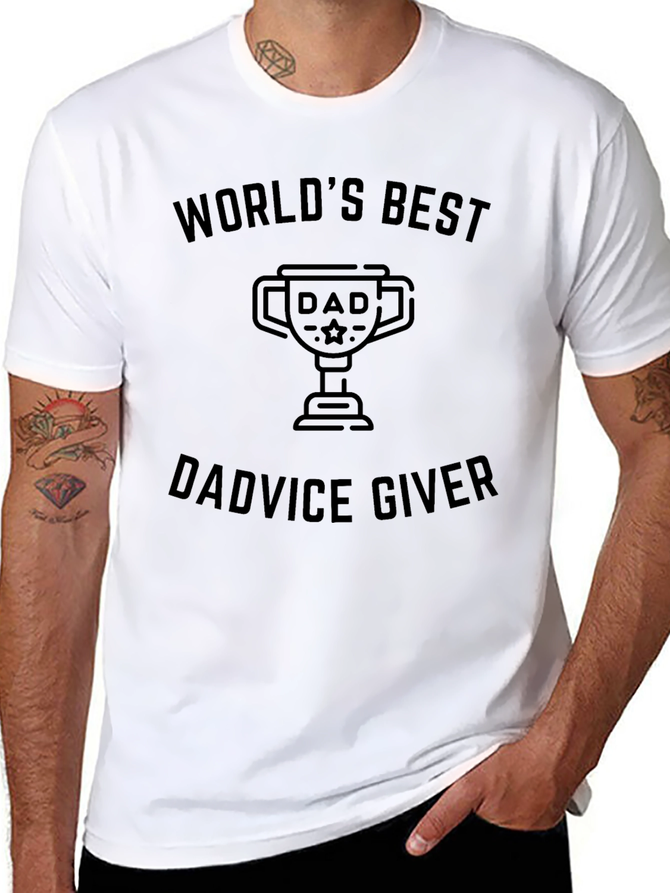 Worlds Best Dadvice Giver Graphic Tee