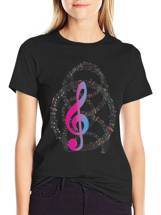 Musical Treble Clef Graphic Tee